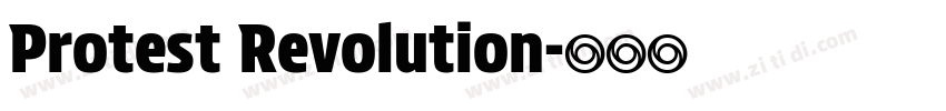 Protest Revolution字体转换